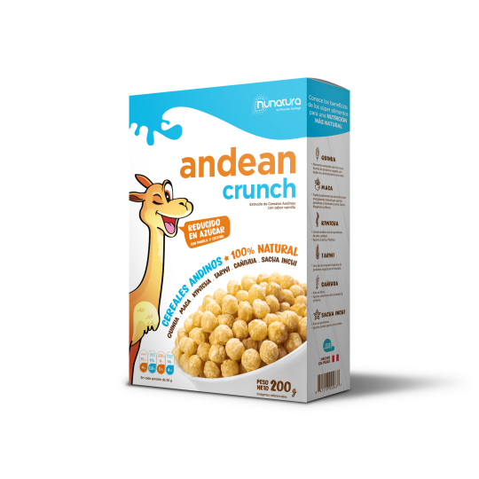 Andean Crunch Vainilla Caja 200 gr Nunatura