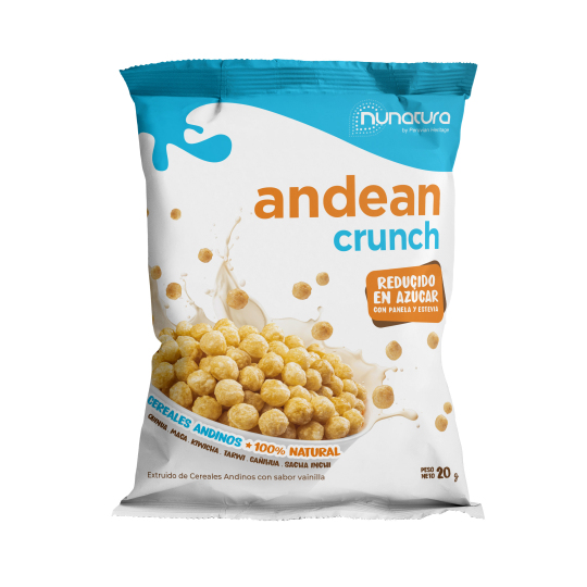 Andean Crunch Vainilla Bolsa 20 gr Nunatura