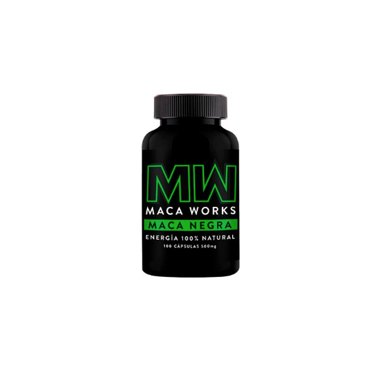 Capsula Maca Negra 500mg 100un Maca Works