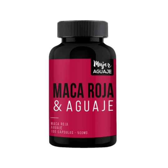 Capsula Maca Roja & Aguaje 500mg100un Mujer Aguaje