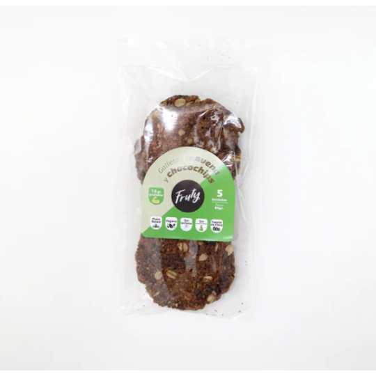 Galletitas Avena & Chocochips 100gr x 5unid Fruty