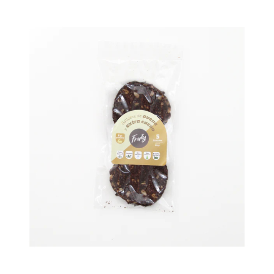 Galletitas Avena Extra Cacao 100gr x 5unid Fruty