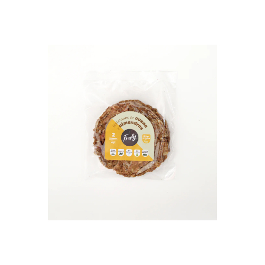 Galletones de Avena y Almendra 90gr x 2 unid Fruty