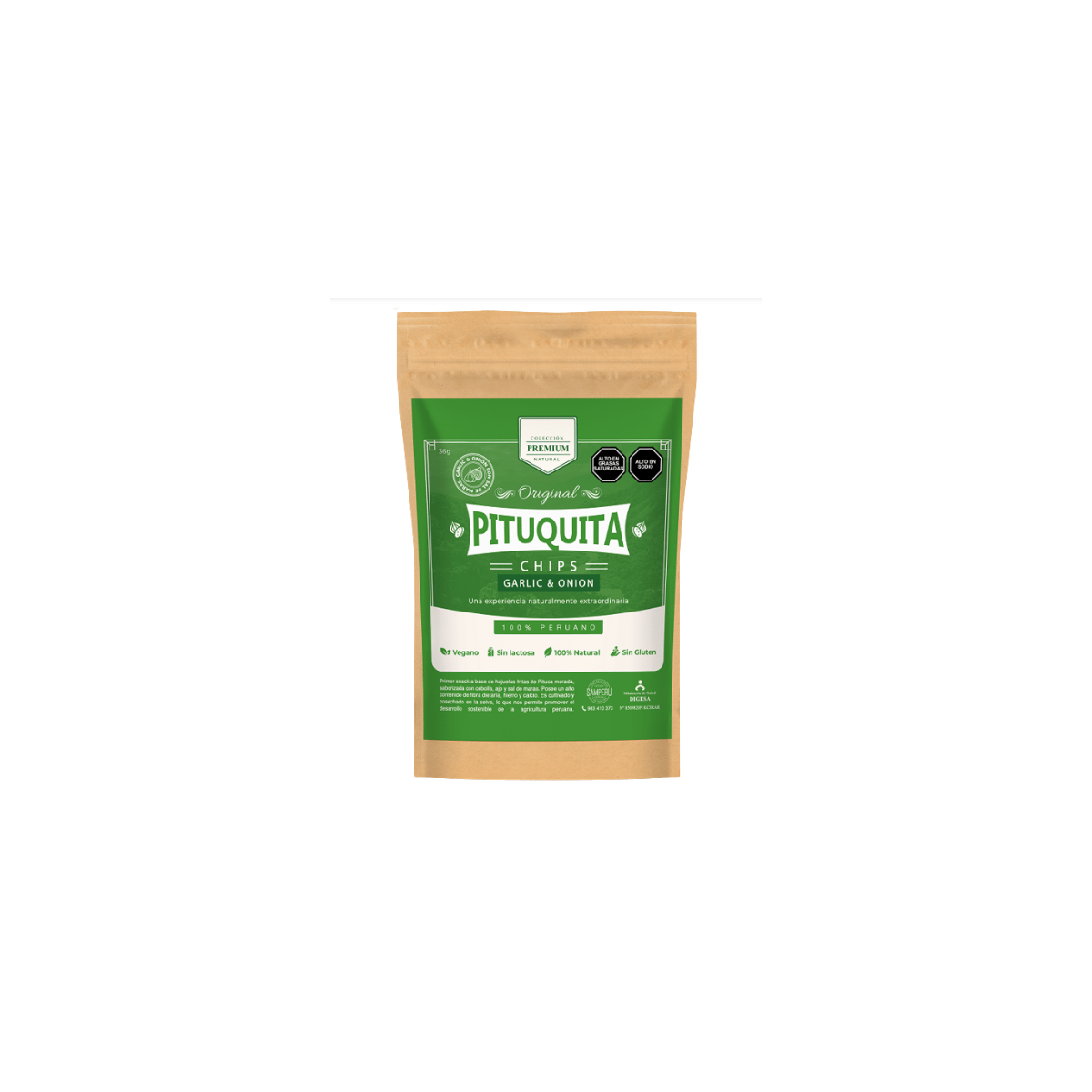 Pituquita Chips Ajo y Cebolla x 36gr
