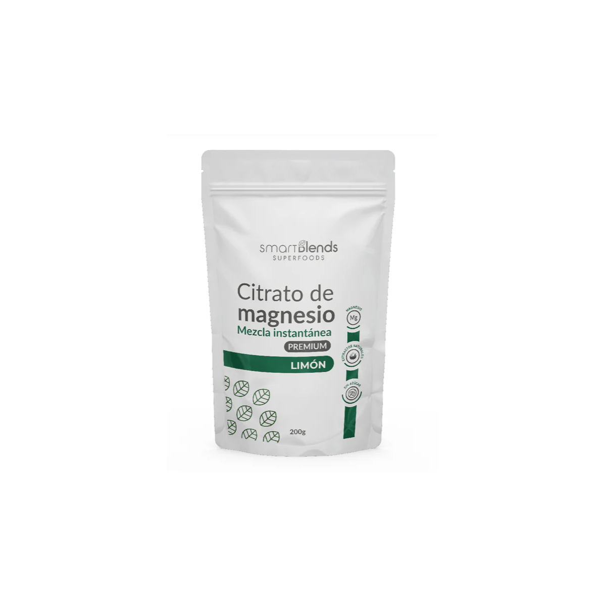 Citrato Magnesio Premium LIMON 200gr Smart Blends