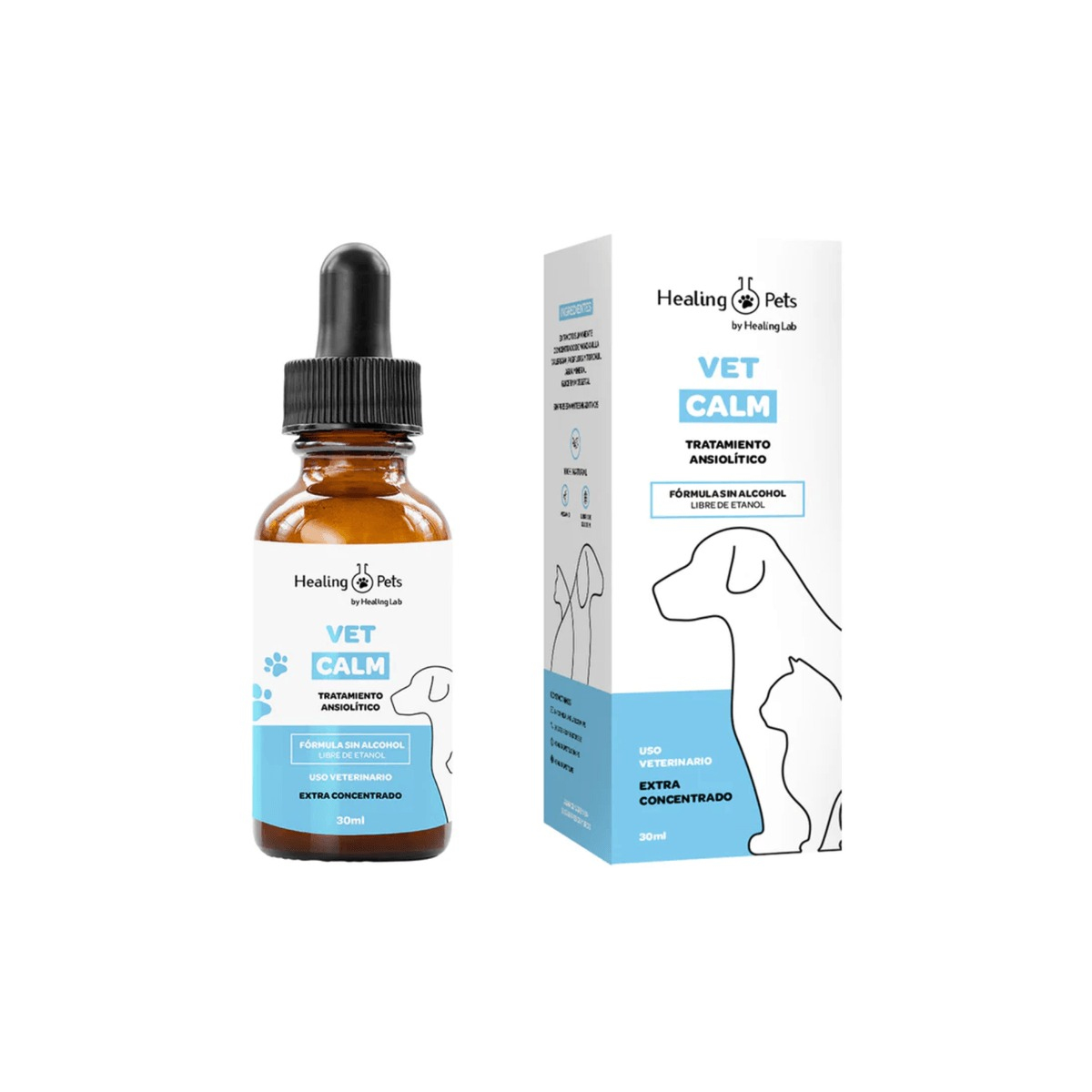 Healing Pets Vet Calm 30ml Healing Lab