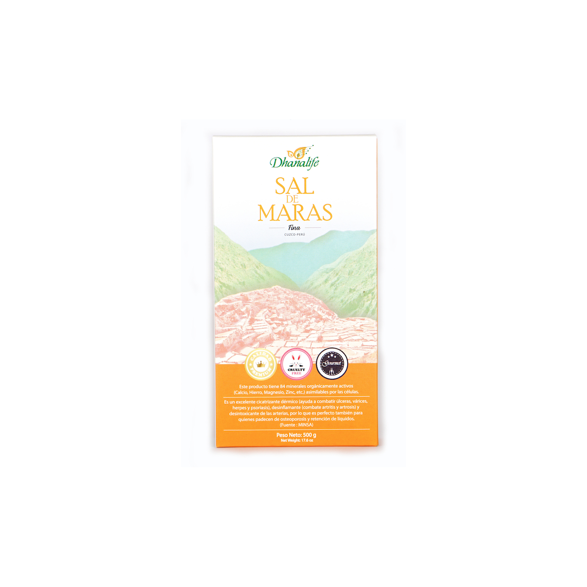 Sal de Maras Dhanalife 500gr