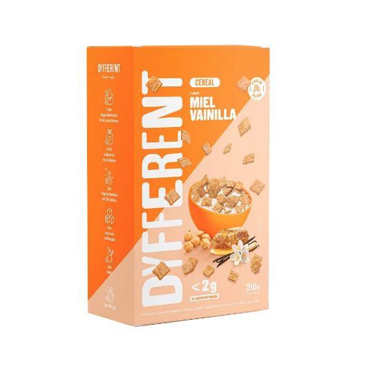 Dyfferent Cereal Miel Vainilla 210gr