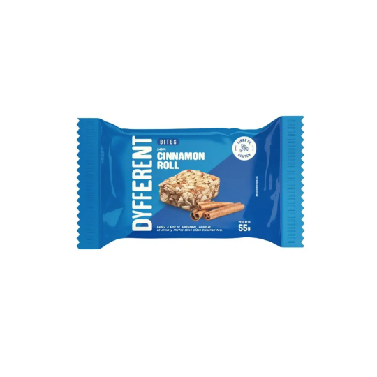 Bites de almendras y CINNAMON ROLL 55gr Dyfferent