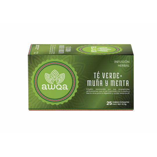 Te verde con Muña y Menta 25unid AWQA
