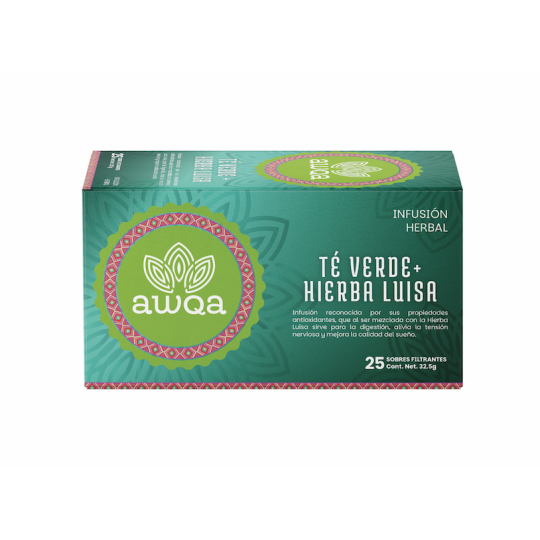Te verde con hierba luisa 25unid AWQA
