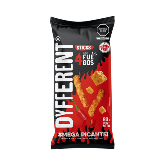 Stick 4 fuegos 80gr Dyfferent