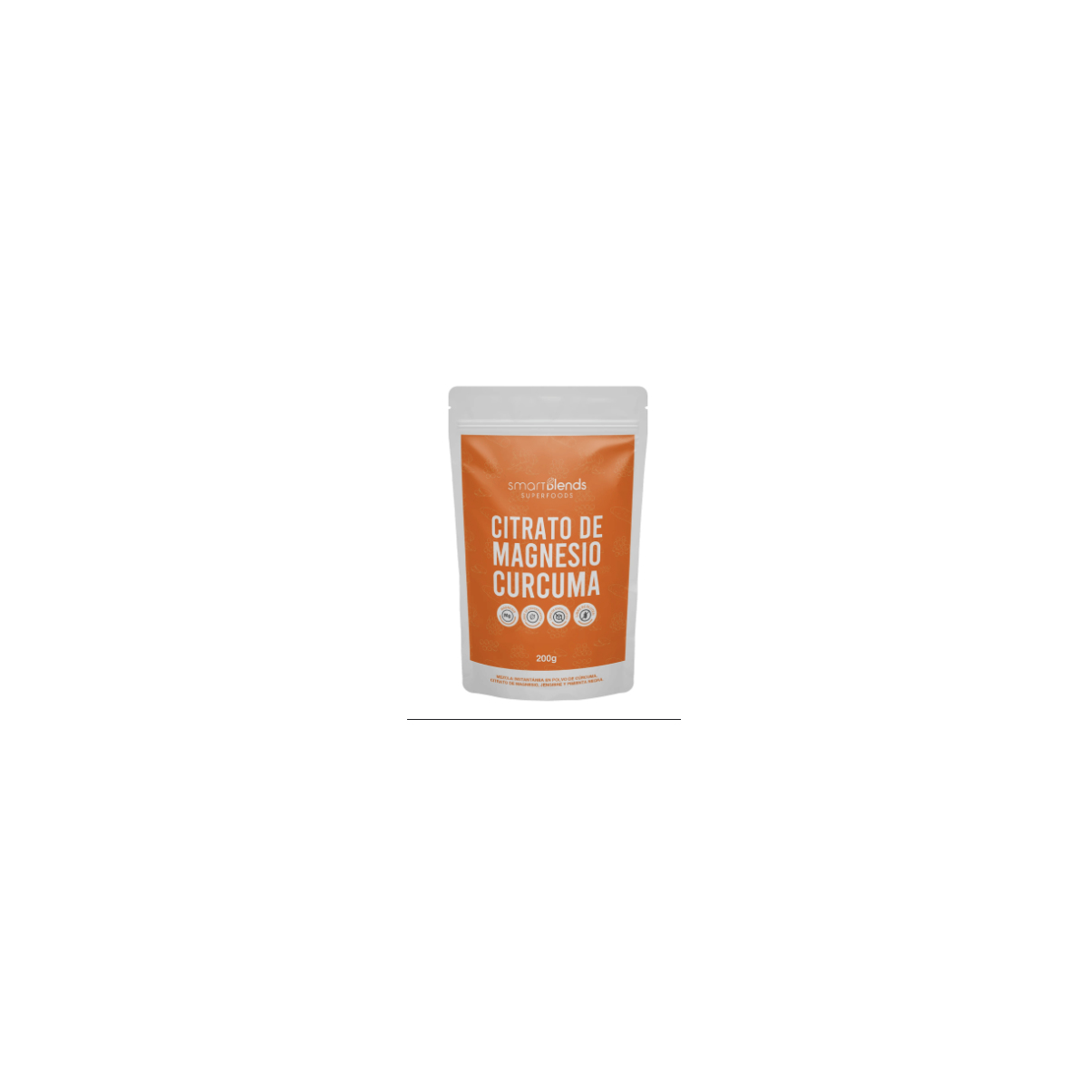 Citrato de Magnesio con CURCUMA 200gr Smart Blends
