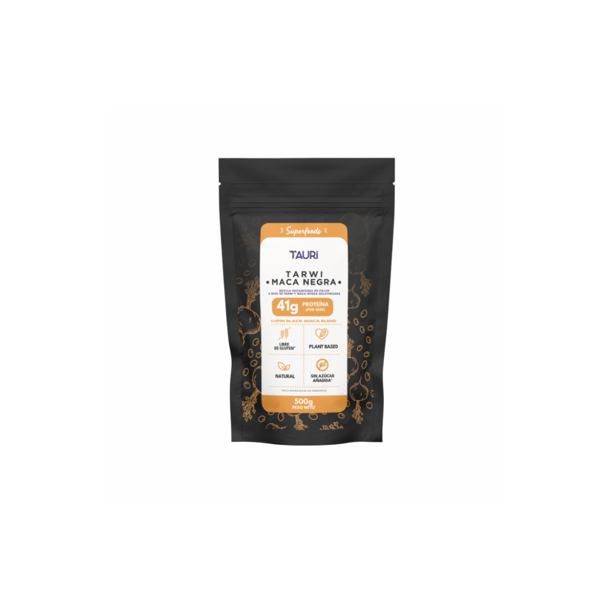 Harina instantanea de Tarwi con maca 500gr Tauri