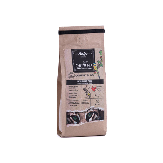 Café Gourmet Black Tostado y Molido 250gr Chuncho