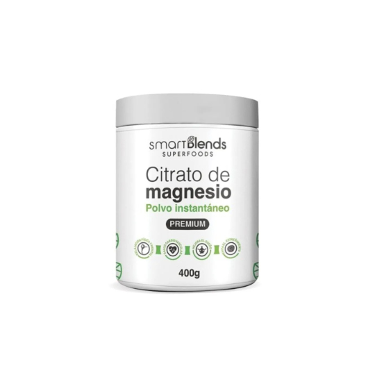 CITRATO DE MAGNESIO PREMIUM instantaneo 400 gr Smart Blends