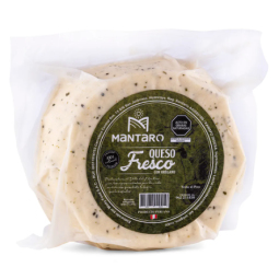 Queso fresco c/oregano x 500gr Mantaro